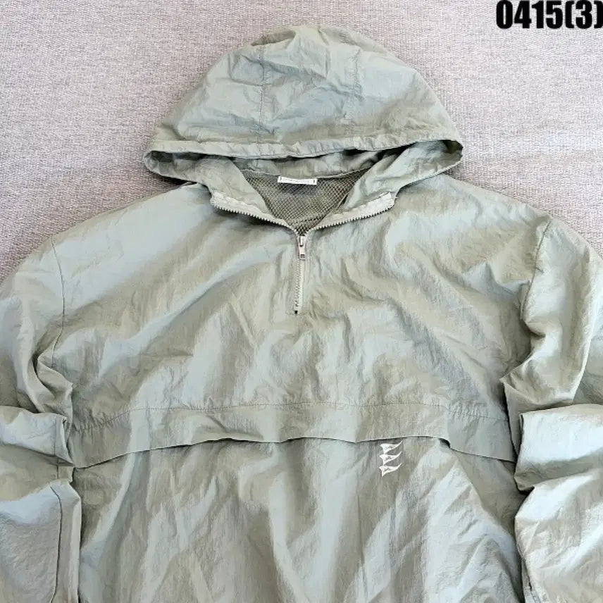 [BUNJANG] URBANDTYPE Hooded Anorak Windbreaker / M URBANDTYPE 후드 아노락 바람막이 그린 0415(3)