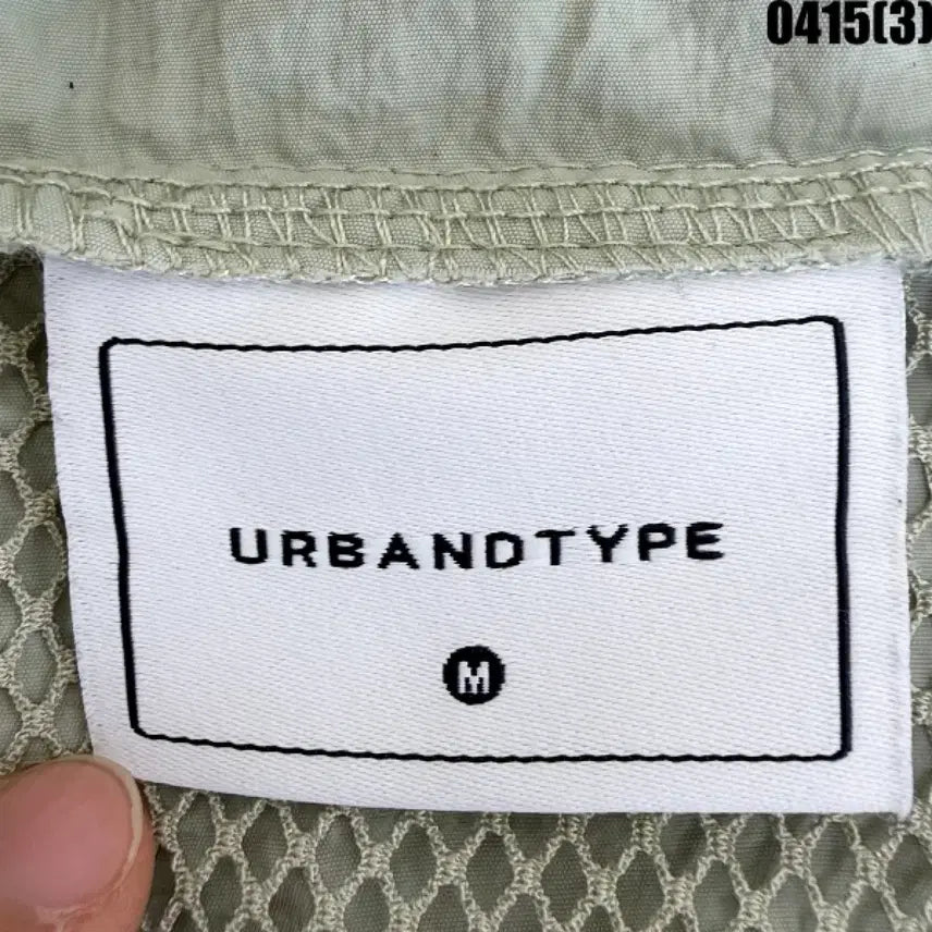 [BUNJANG] URBANDTYPE Hooded Anorak Windbreaker / M URBANDTYPE 후드 아노락 바람막이 그린 0415(3)