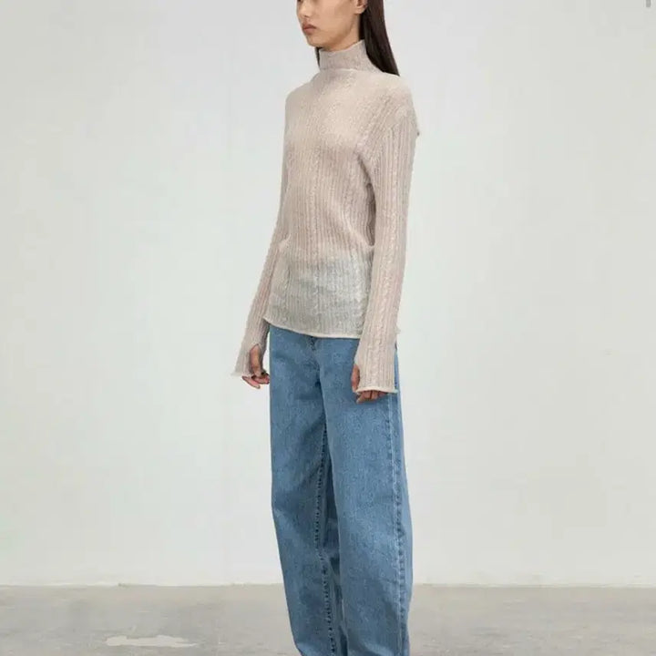 [BUNJANG] AMOMENTO Recycled Cotton Denim Pants / 아모멘토 RECYCLED COTTON DENIM