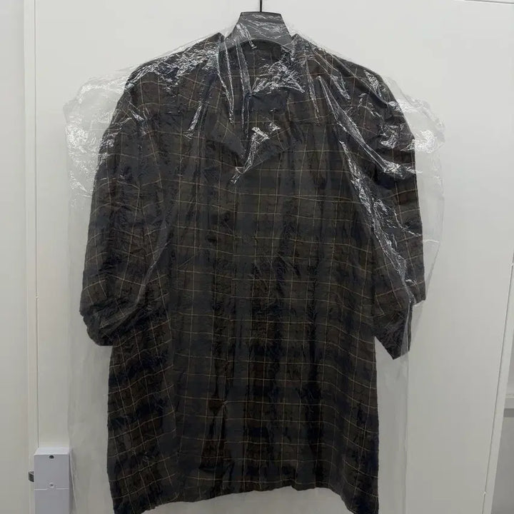 [SOLD OUT] 25SS 준지 콤마 체크 오픈 카라 셔츠 48