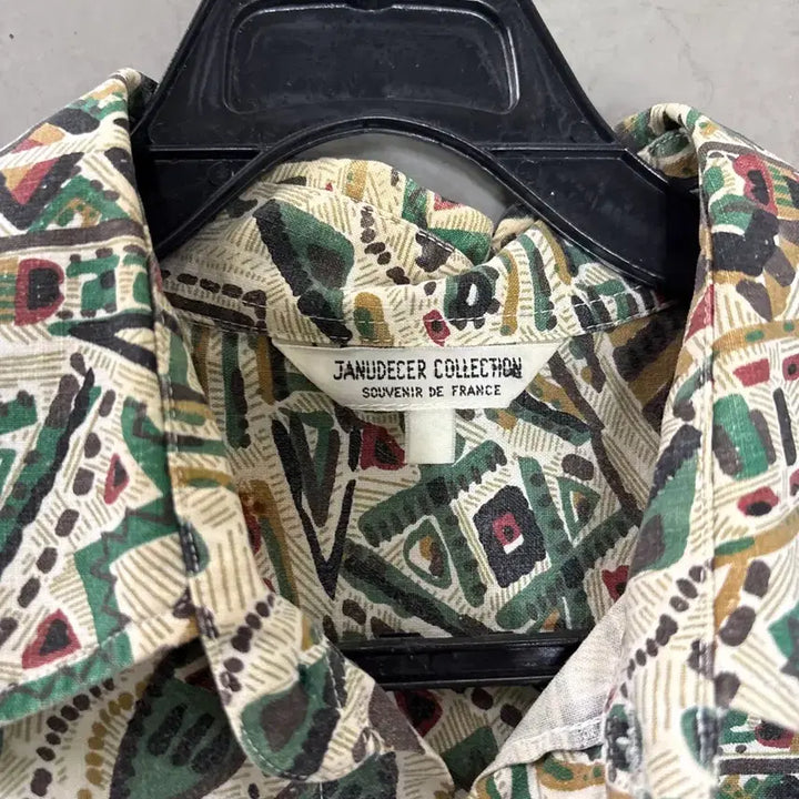 [SOLD OUT] 만원샵 빈티지 90s 패턴 반팔 셔츠 95