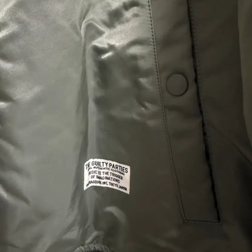[BUNJANG] Wacko Maria MA-1 Khaki Jacket / 와코마리아 ma-1 카키