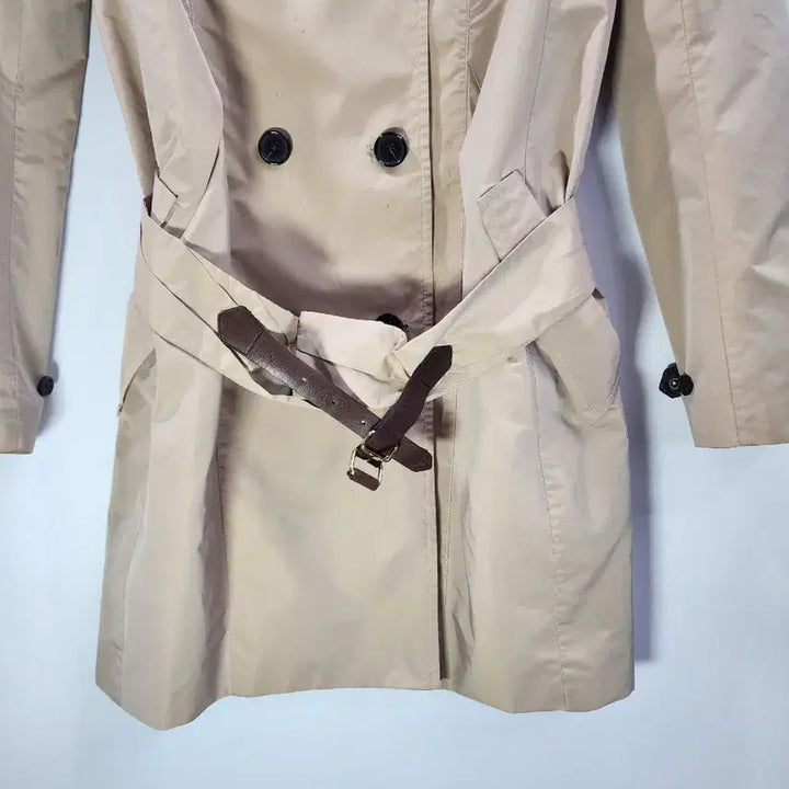 [BUNJANG] SYSTEM Beige Trench Coat / [55] SYSTEM 시스템 베이지 트렌치코트 더블버튼 봄코트 4.5