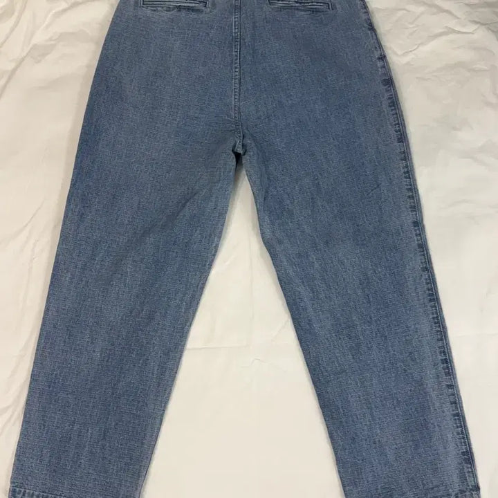[BUNJANG] YESEYESEE Two-Tuck Ripstop Denim Pants / 예스아이씨 YESEYESEE 투턱 립스탑 데님팬츠