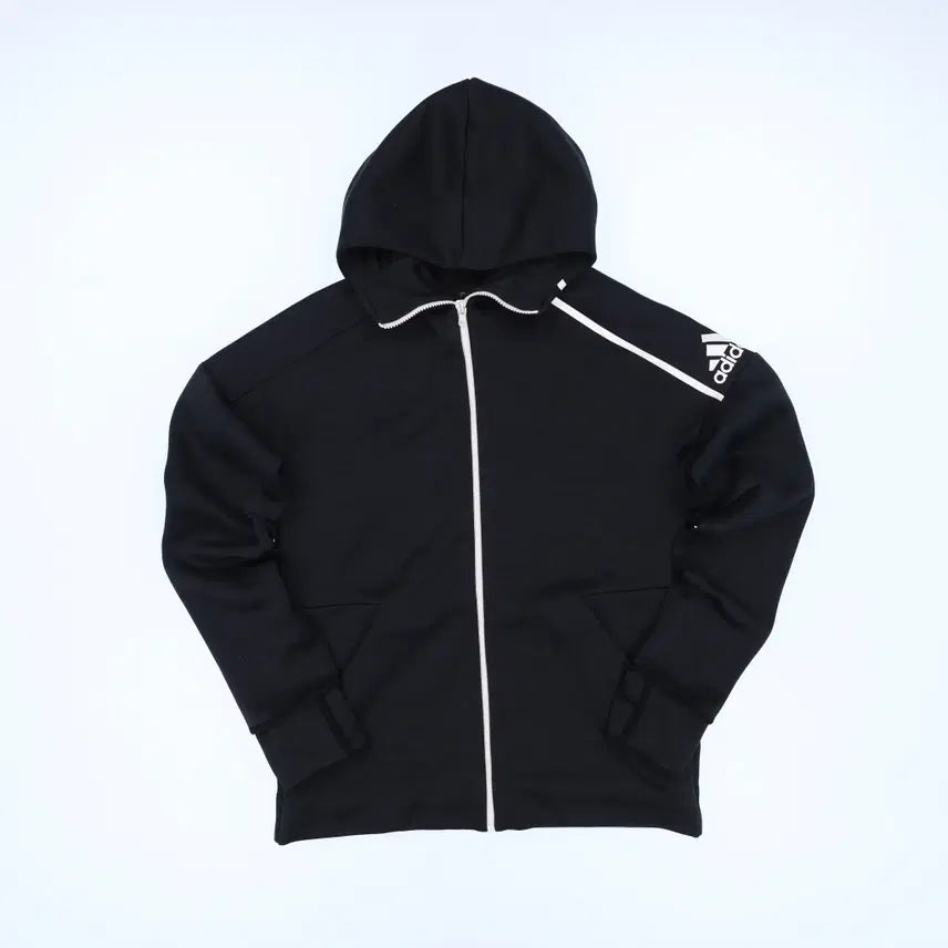 [BUNJANG] Adidas Training Hooded Zip-Up Jacket / L 아디다스 트레이닝 후드 집업 자켓 N7569