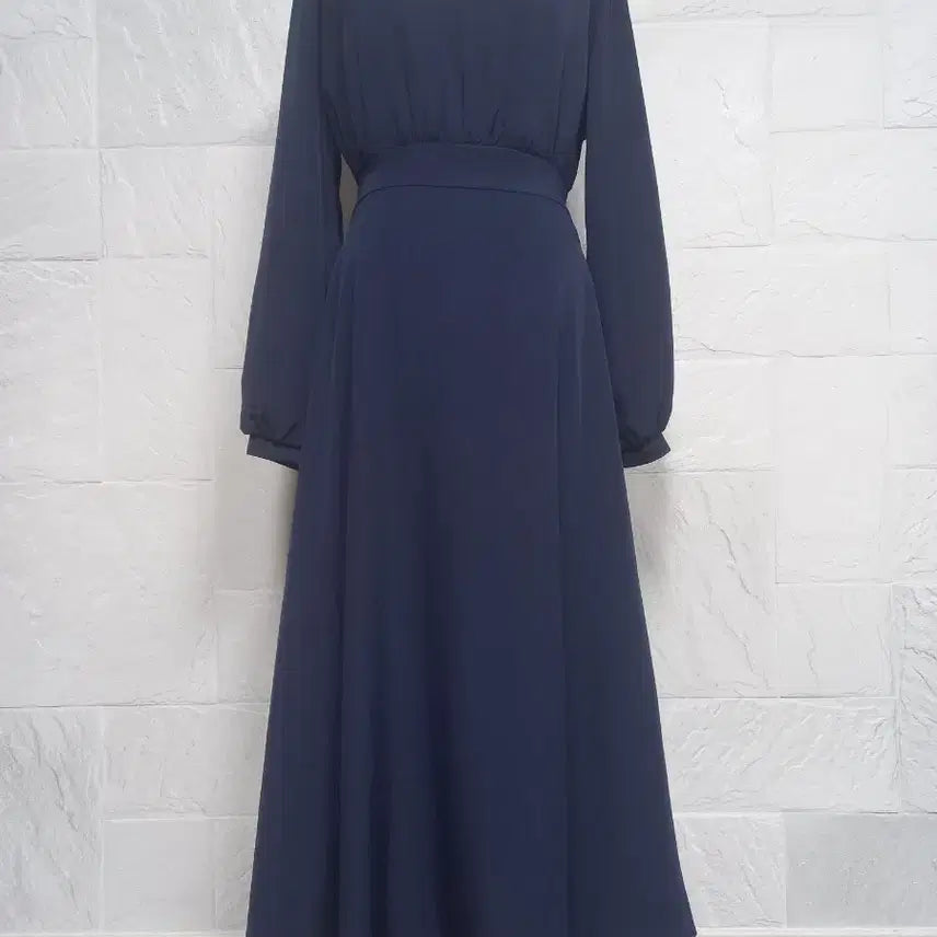 [BUNJANG] V-Neck Long Dress / 브이넥 롱 원피스