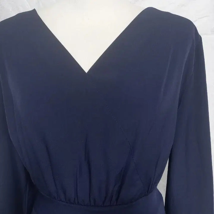 [BUNJANG] V-Neck Long Dress / 브이넥 롱 원피스