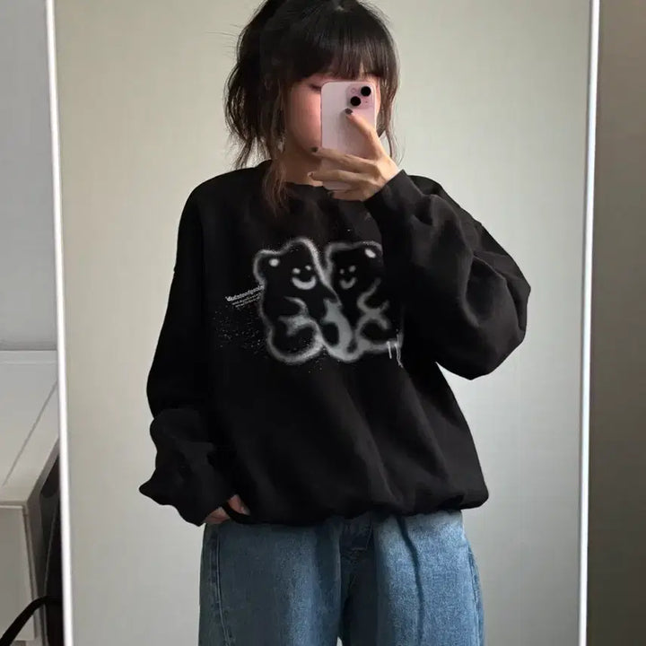 [BUNJANG] Nice Ghost Club Sweatshirt M / 나이스고스트클럽 맨투맨 M