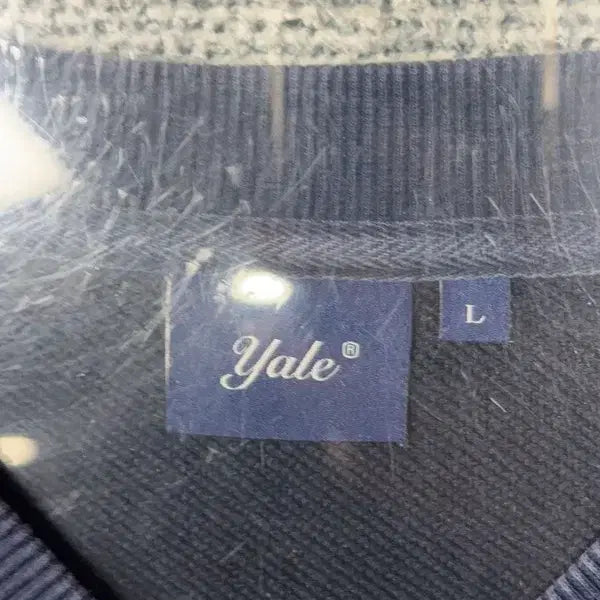 [BUNJANG] Yale Navy Logo Sweatshirt L / 예일 네이비 로고 맨투맨 L