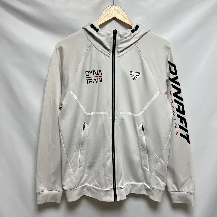 [BUNJANG] Dynafit White Training Hoodie Zip-up / [정품/M] 다이나핏 화이트 트레이닝 후드집업