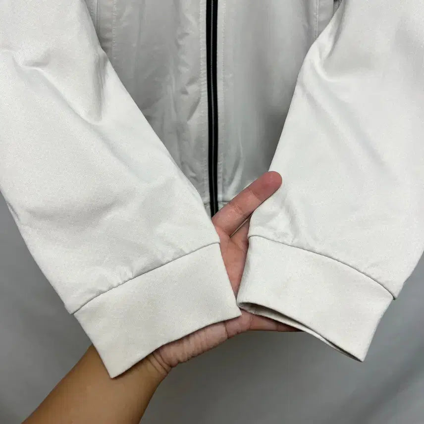 [BUNJANG] Dynafit White Training Hoodie Zip-up / [정품/M] 다이나핏 화이트 트레이닝 후드집업