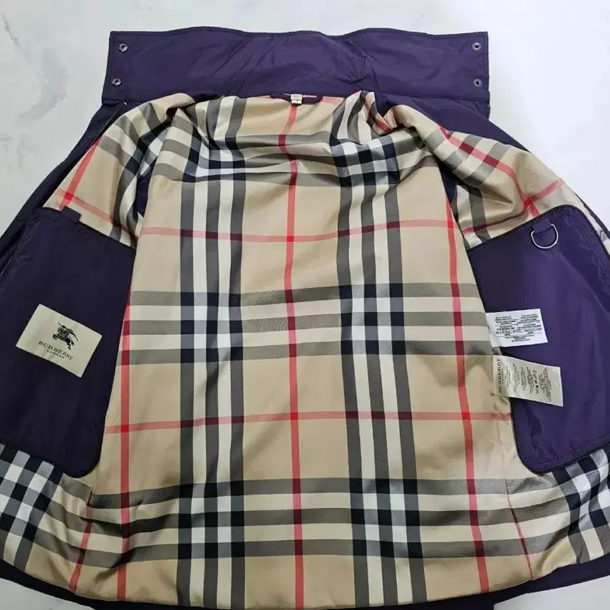 [BUNJANG] Burberry Purple Windbreaker Jacket / 버버리 퍼플 바람막이 ~55