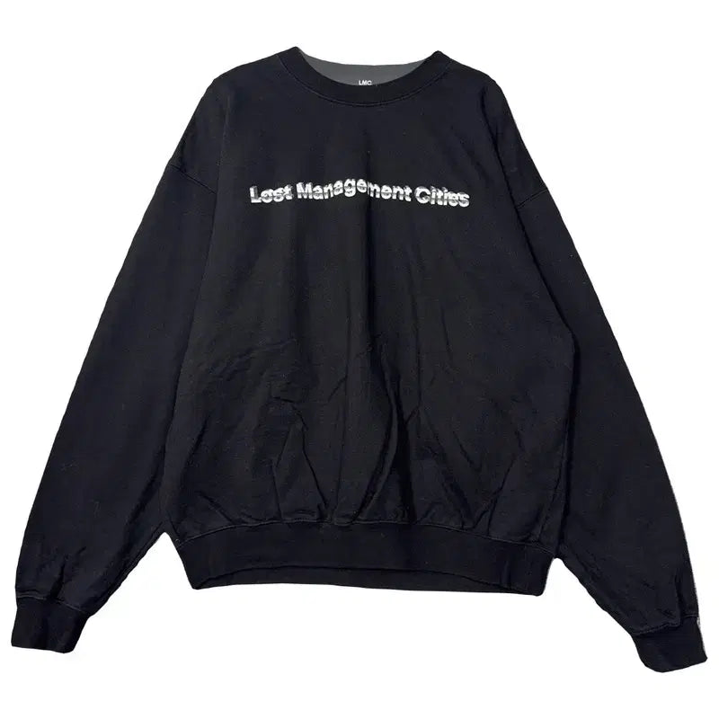 [BUNJANG] LMC Embroidered Logo Sweatshirt / 엘엠씨 자수 로고 스웻셔츠 S