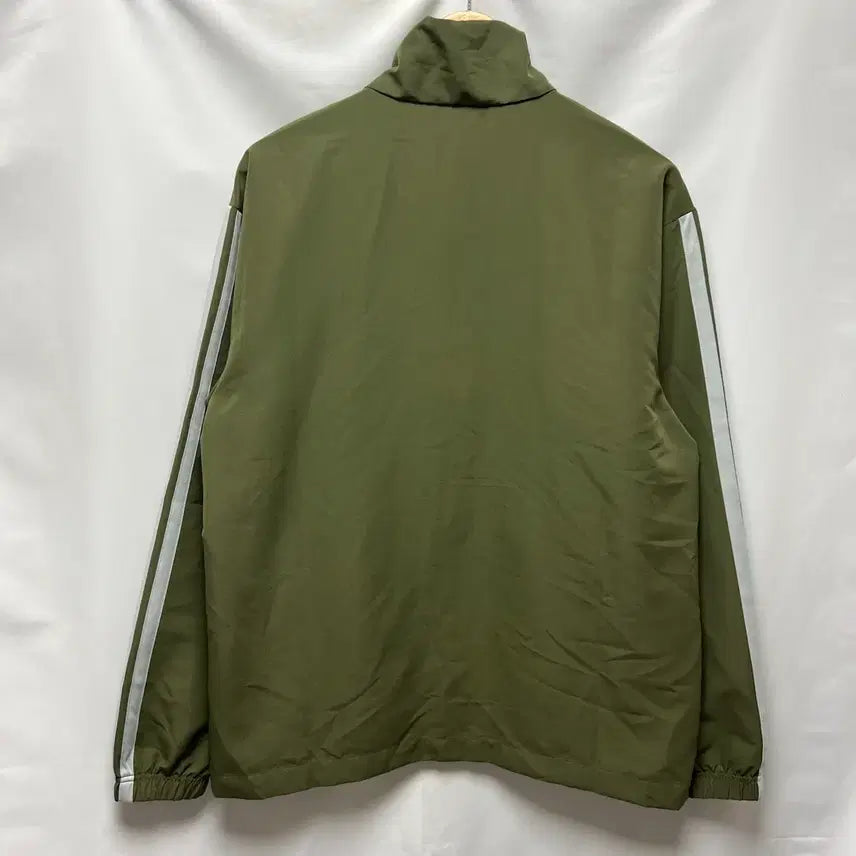 [SOLD OUT] [정품/L] 아디다스 삼선 3s 윈드브레이커 카키 우븐 바람막이