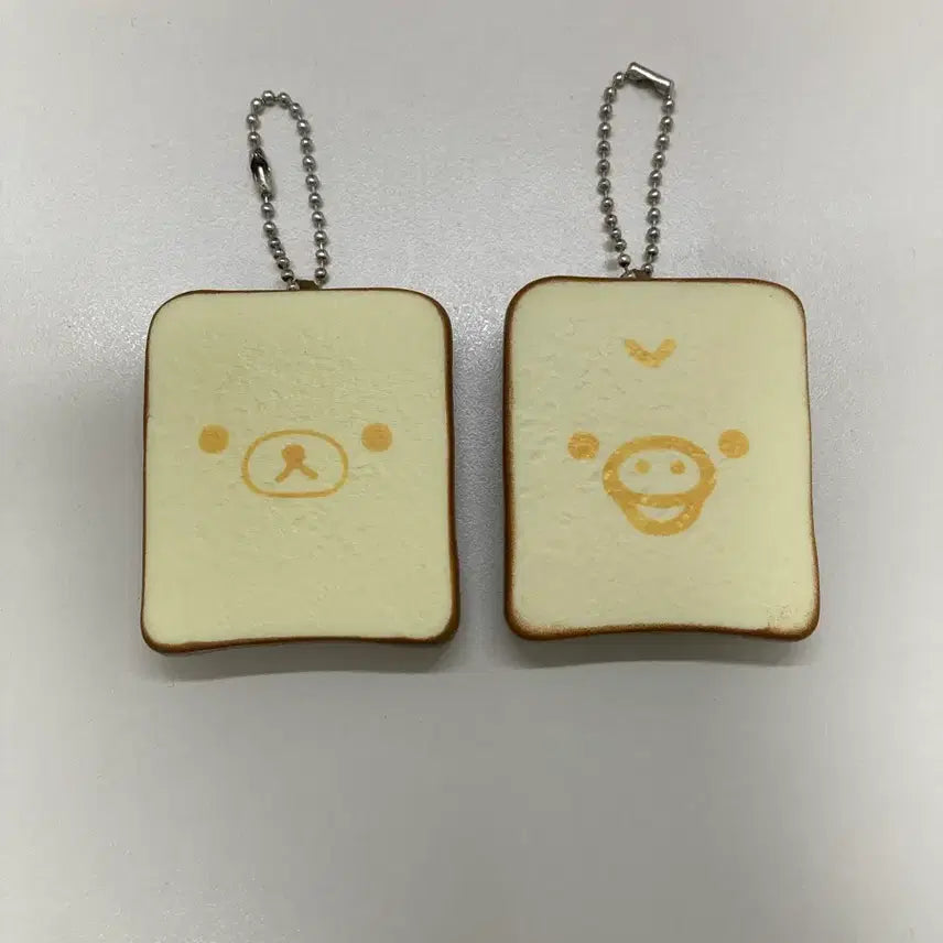 [BUNJANG] Rilakkuma Toast Squishy Keychain Gacha / [일괄] 리락쿠마 키이로이토리 식빵 스퀴시 키링 가챠