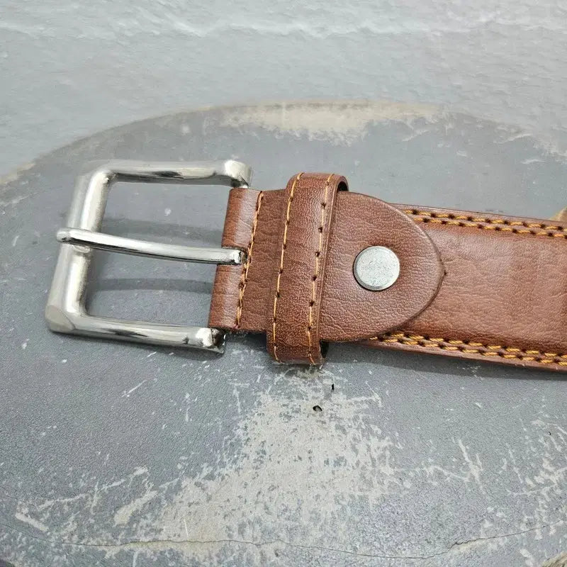 [BUNJANG] ITALY Leather Belt / ITALY 벨트 남 34-37 J6179