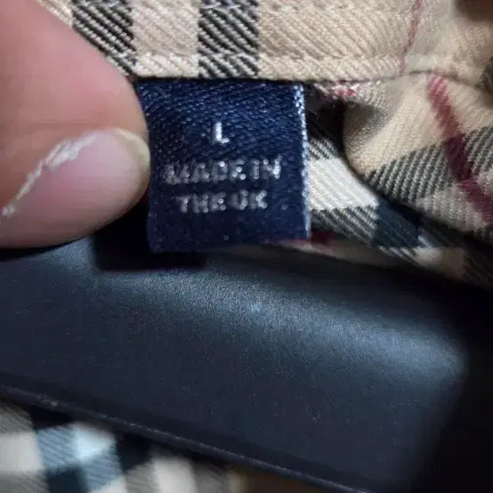 [BUNJANG] Burberry Checkered Short Sleeve Shirt / 버버리 반팔 체크 셔츠 105