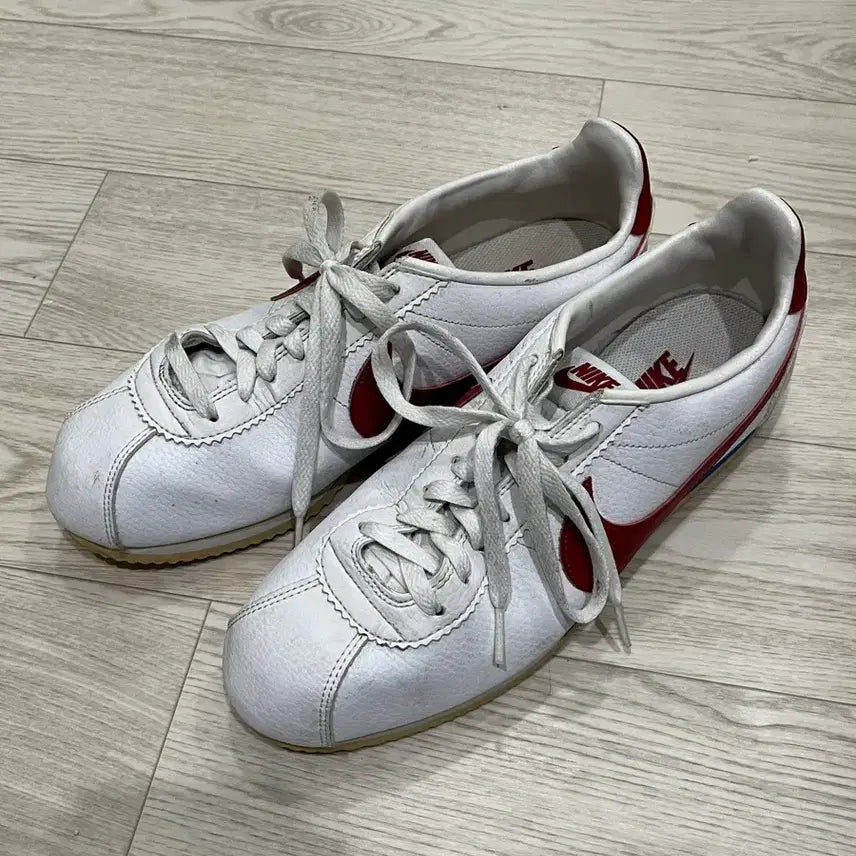 [BUNJANG] Nike Cortez White Red Sneakers / 나이키 코르테즈 흰빨 운동화 포레스트검프