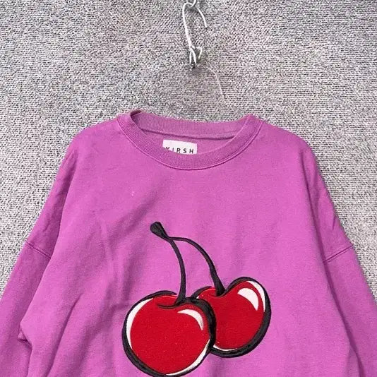 [BUNJANG] KIRSH Logo Pink Sweatshirt / 키르시 로고 핑크 스웻셔츠 1