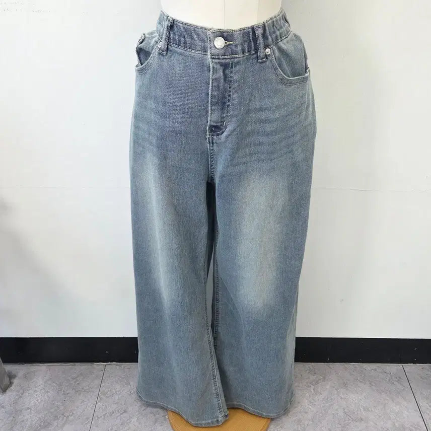 [BUNJANG] Hangten Denim Bending Jeans / 빈티지 만원샵 Hangten 밴딩 청바지 데님 팬츠