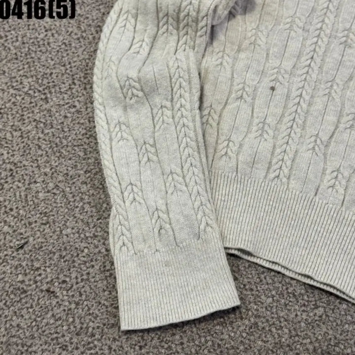 [BUNJANG] Kirsh Cherry Cable Knit Sweater Ivory / 키르시 체리 꽈배기 니트 아이보리