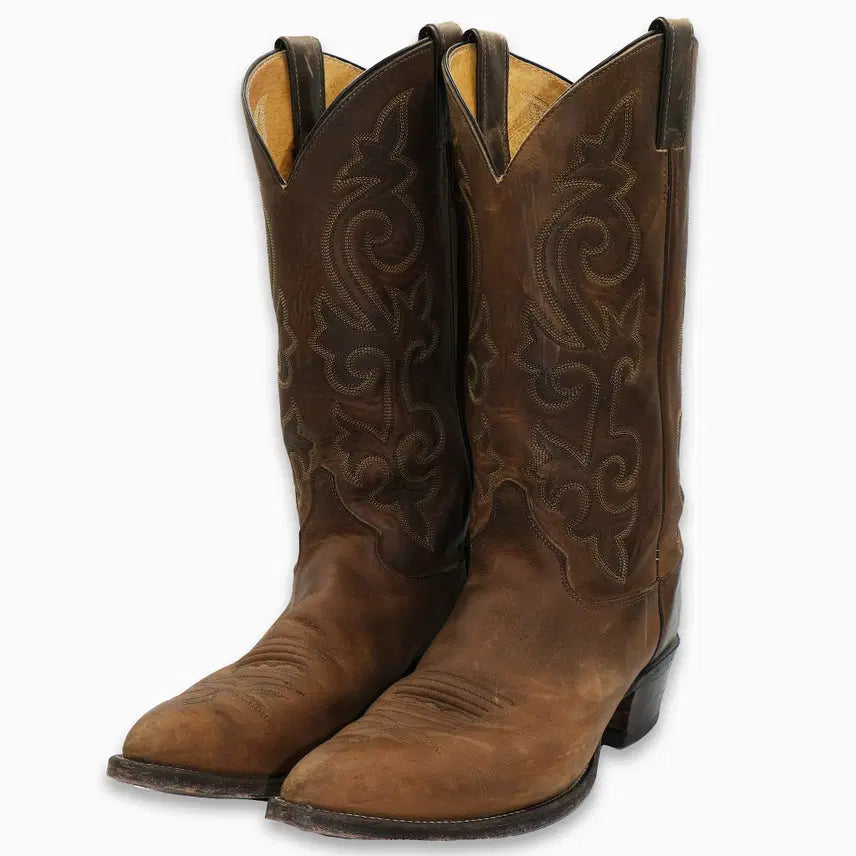 [BUNJANG] Justin Western Leather Boots / 빈티지 저스틴 웨스턴 레더 부츠 10D(270)사이즈 BT27019