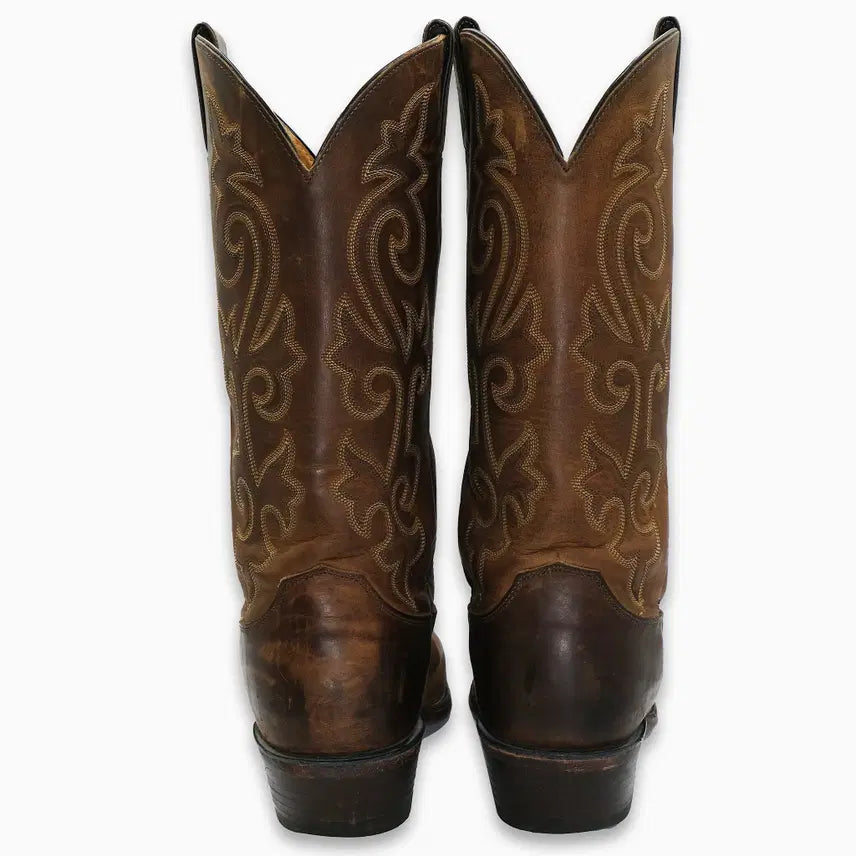 [BUNJANG] Justin Western Leather Boots / 빈티지 저스틴 웨스턴 레더 부츠 10D(270)사이즈 BT27019