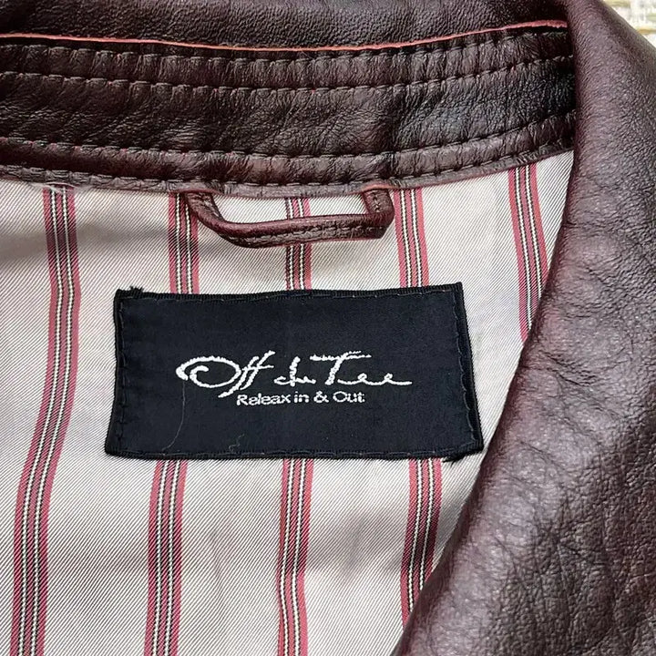 [BUNJANG] Vintage Burgundy Leather Jacket / 빈티지 버건디 레더 자켓 r3520