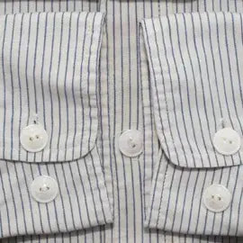 [BUNJANG] Covernat Stripe Long Sleeve Shirt / I6793 커버낫 스트라이프 긴팔 남방 95 구제모은