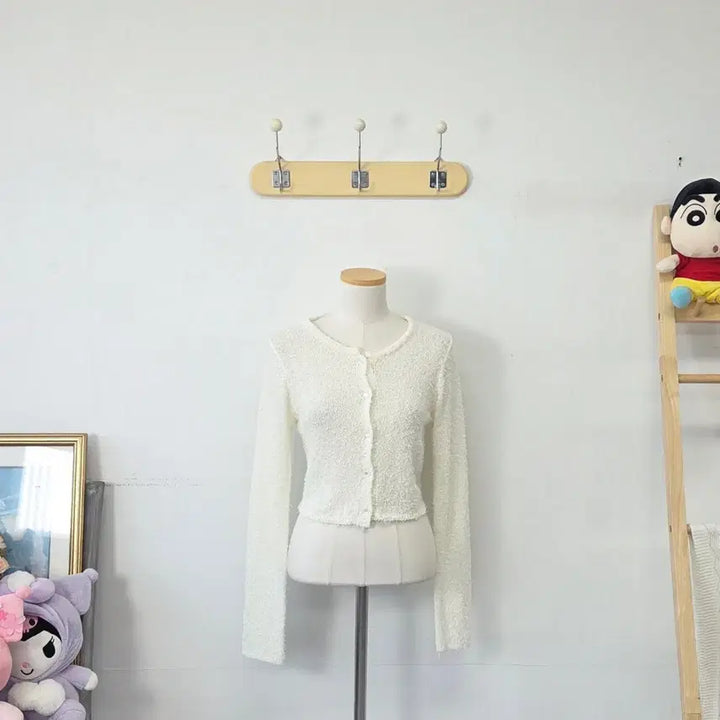 [BUNJANG] Anne Ivory Lovely Cardigan / 빈티지 만원샵 anne 아이보리 러블리 가디건