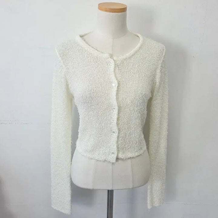 [BUNJANG] Anne Ivory Lovely Cardigan / 빈티지 만원샵 anne 아이보리 러블리 가디건