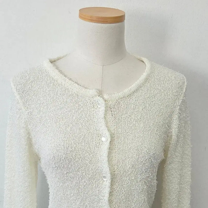 [BUNJANG] Anne Ivory Lovely Cardigan / 빈티지 만원샵 anne 아이보리 러블리 가디건