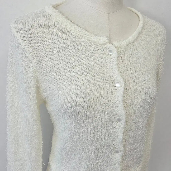 [BUNJANG] Anne Ivory Lovely Cardigan / 빈티지 만원샵 anne 아이보리 러블리 가디건