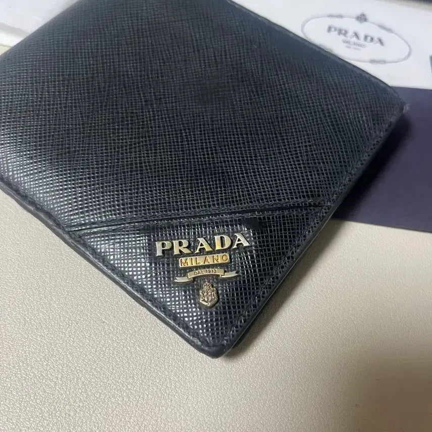 [BUNJANG] Prada Saffiano Leather Wallet / 프라다 사피아노 반지갑 풀박스