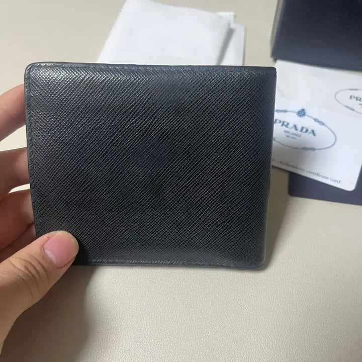 [BUNJANG] Prada Saffiano Leather Wallet / 프라다 사피아노 반지갑 풀박스