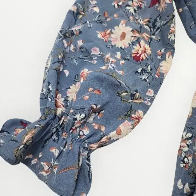 [BUNJANG] Floral Print Ruffle Dress / 55~66 꽃무늬 원피스 여성 원피스 스커트 치마 프릴 원피스