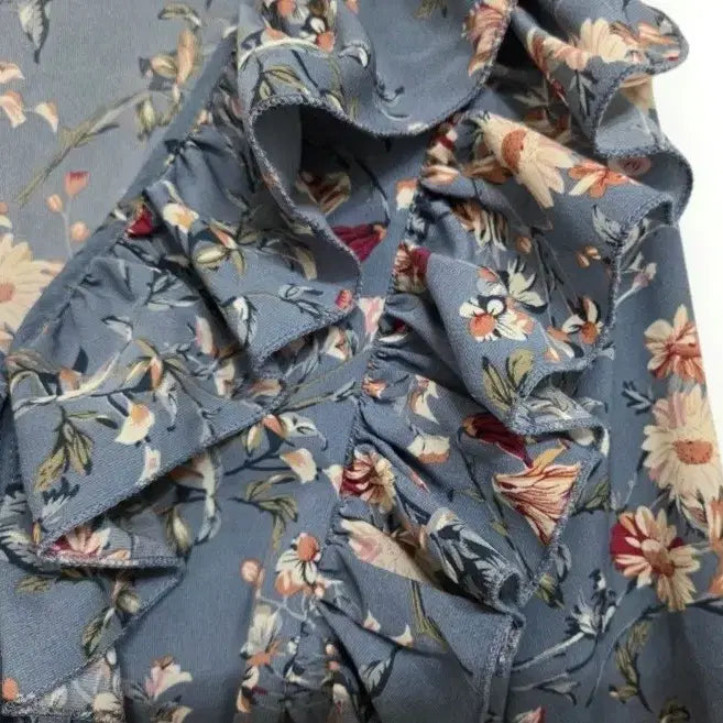 [BUNJANG] Floral Print Ruffle Dress / 55~66 꽃무늬 원피스 여성 원피스 스커트 치마 프릴 원피스