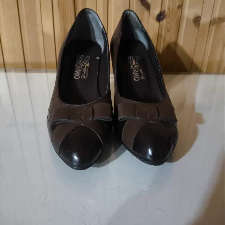 [BUNJANG] Ferragamo Ribbon Heels 7cm / 37 240mm 페라가모 리본 구두 힐 7cm