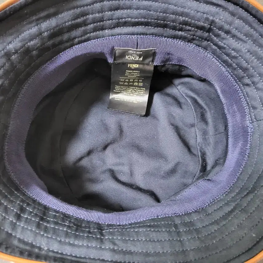 [BUNJANG] Fendi Logo Bucket Hat / (정품)남녀공용 펜디  로고 버킷햇 모자 F