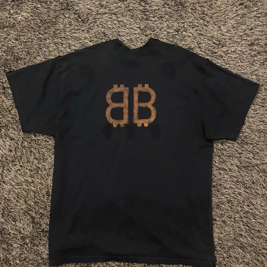 [BUNJANG] Balenciaga Paris Moon Double Front T-shirt / 발렌시아가 파리스문 더블프론트 티 balenciaga