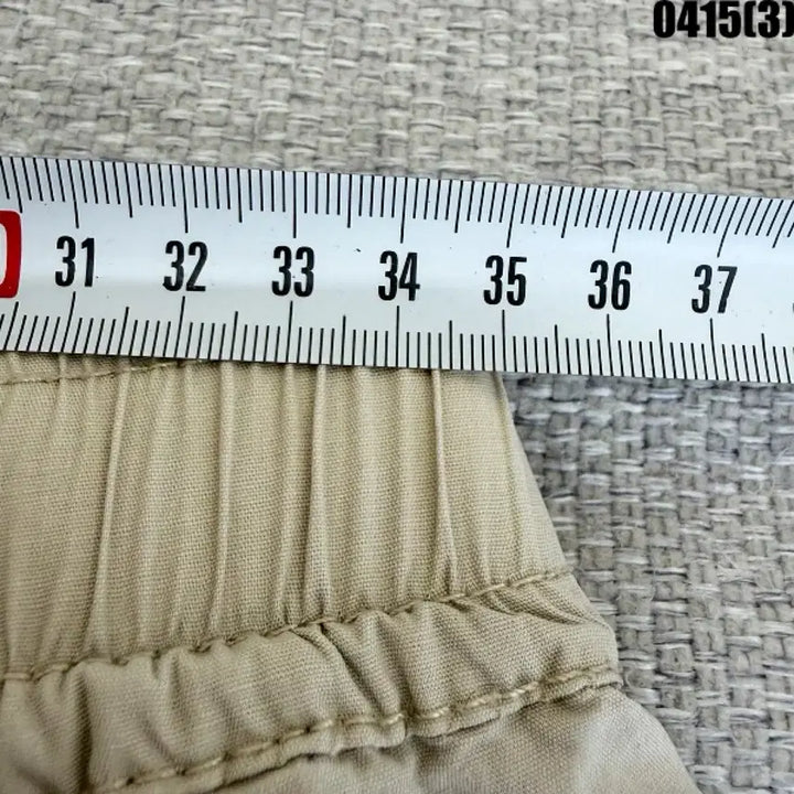 [SOLD OUT] S 베이지색 반바지 면바지 0415(3)