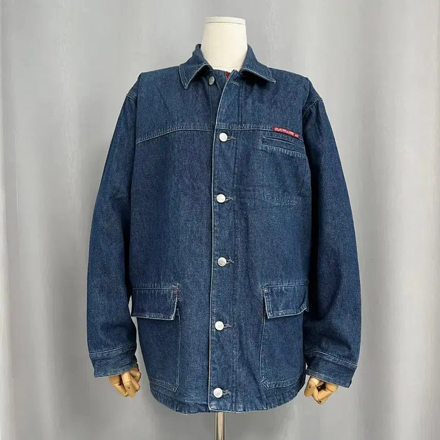 [BUNJANG] Quiksilver Vintage Denim Chore Jacket / 퀵실버 빈티지 데님 초어 자켓/