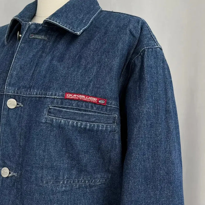 [BUNJANG] Quiksilver Vintage Denim Chore Jacket / 퀵실버 빈티지 데님 초어 자켓/