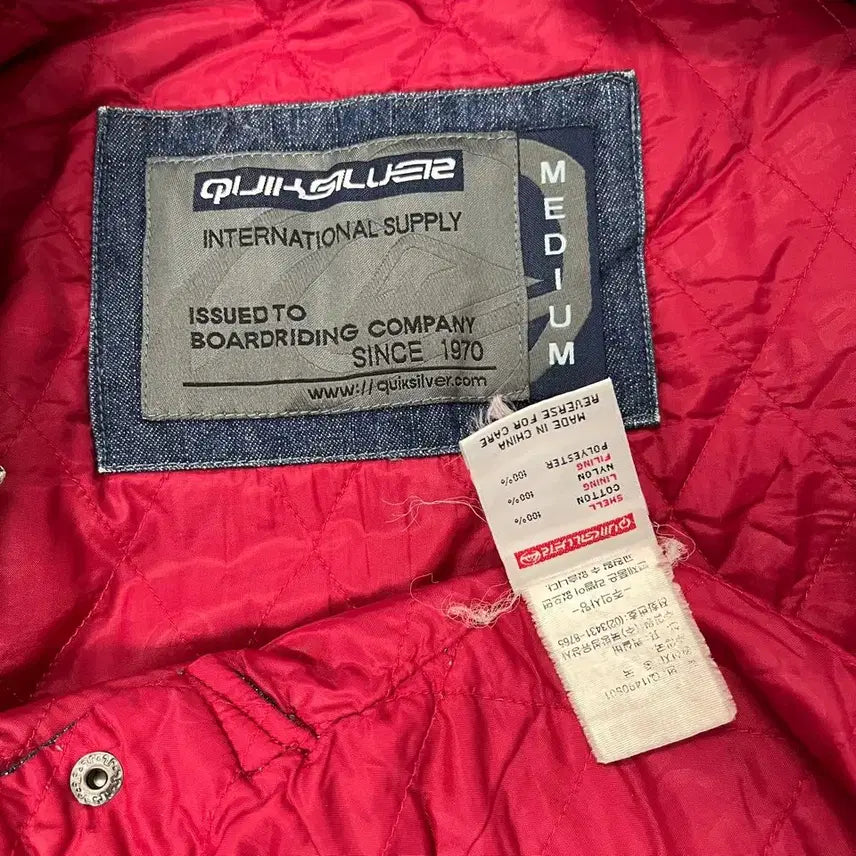 [BUNJANG] Quiksilver Vintage Denim Chore Jacket / 퀵실버 빈티지 데님 초어 자켓/