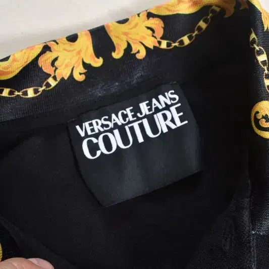 [BUNJANG] Versace Baroque Polo Shirt / 베르사체 바로크 반팔 카라티 L M0291
