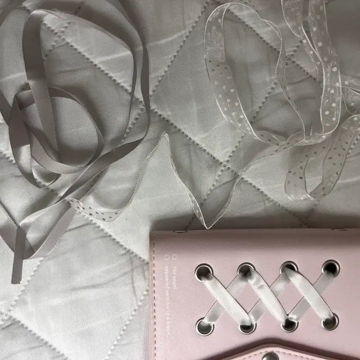 [BUNJANG] Pink Balletcore Mini Binder / 핑크색 발레코어 미니 바인더