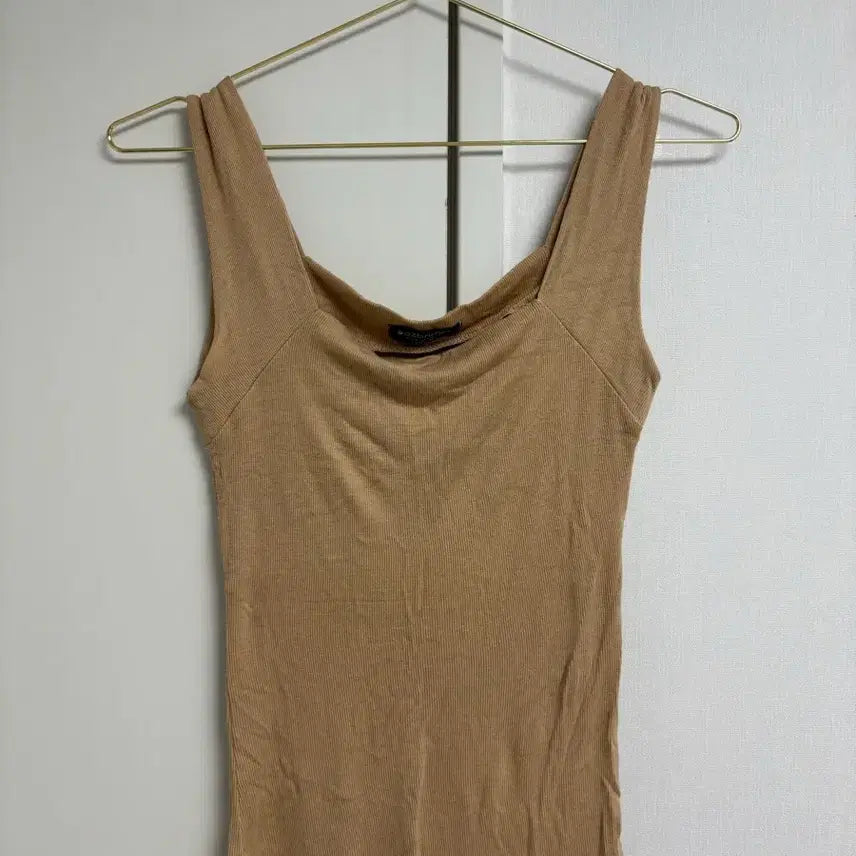[BUNJANG] Antique J Square Tank Top Bundle Set / 엔티크제이 스퀘어 나시티 베이지+화이트 일괄