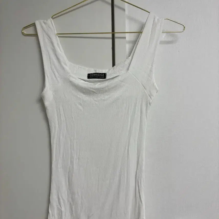 [BUNJANG] Antique J Square Tank Top Bundle Set / 엔티크제이 스퀘어 나시티 베이지+화이트 일괄