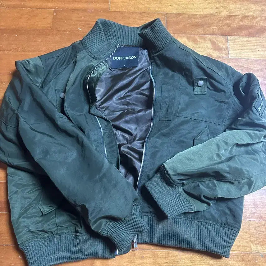 [BUNJANG] Dopejason MA-1 Flight Jacket Olive / 도프제이슨 하시넥 MA-1 플라이트 자켓 OLIVE
