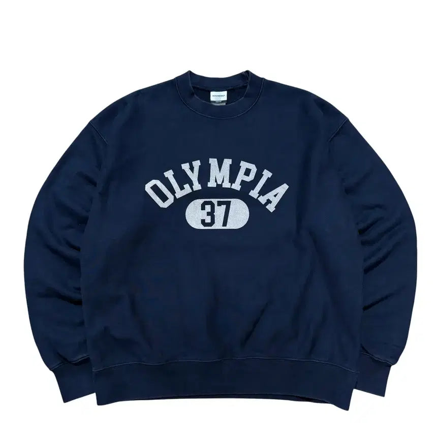 [BUNJANG] Outstanding Olympia Deep Navy MTM / 아웃스탠딩 올림피아 맨투맨